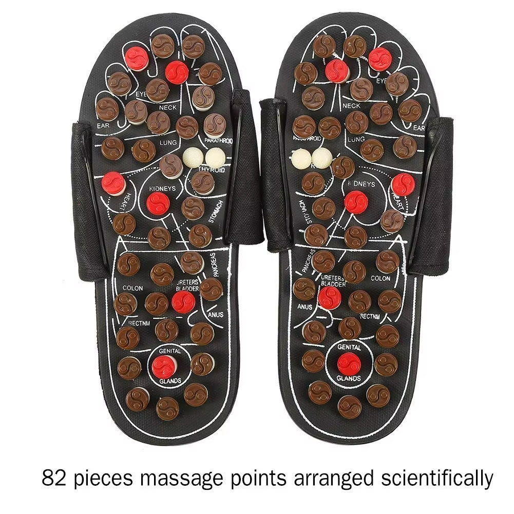 Foot Massage Slippers Acupuncture Therapy Massager Shoes for Foot Acupoint Activating Reflexology Feet Care Massageador Sandal