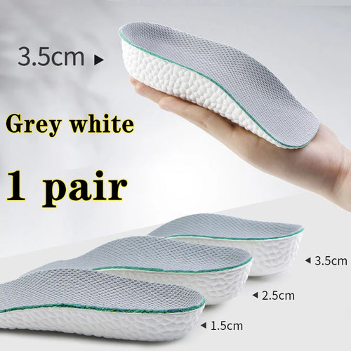 Orthopedic Height-Increasing Insoles for Men and Women - Arch Support Memory Foam Shoe Pads for Flat Feet and Sneakers