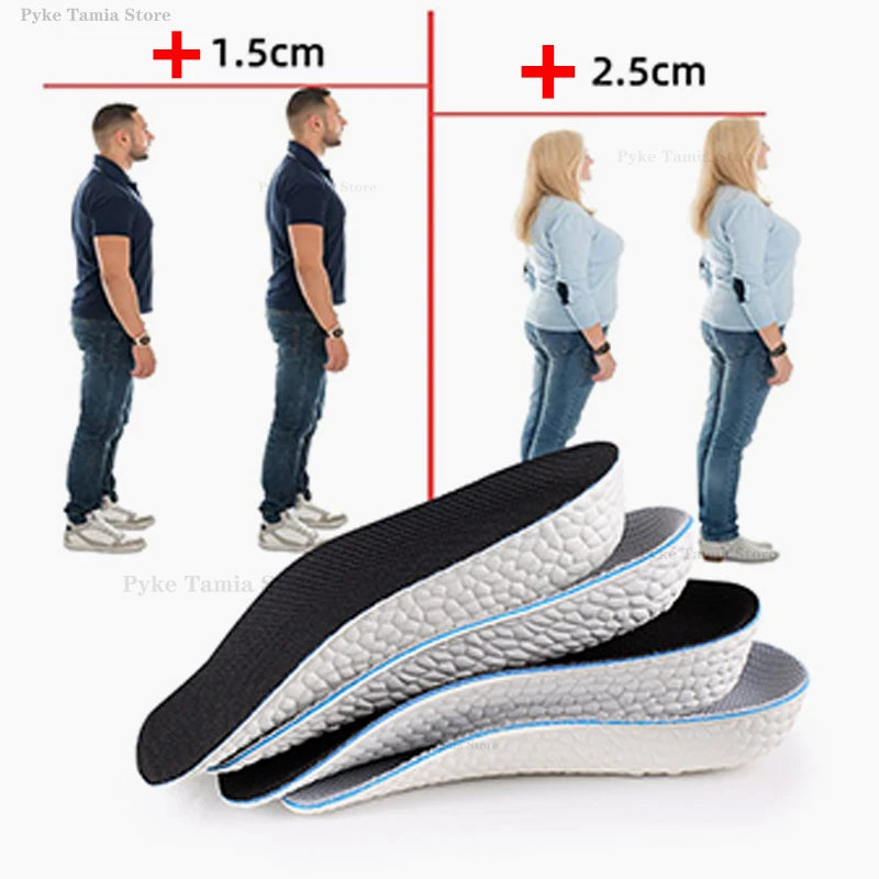 Orthopedic Height-Increasing Insoles for Men and Women - Arch Support Memory Foam Shoe Pads for Flat Feet and Sneakers